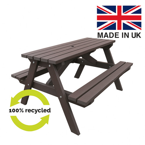 Recycled plastic picnic table - recycled,