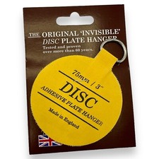 75mm 3" Disc Plate Hangers Wall Hanging Self Adhesive Invisible Picture Hooks