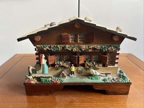 Reuge swiss chalet music box - swiss,