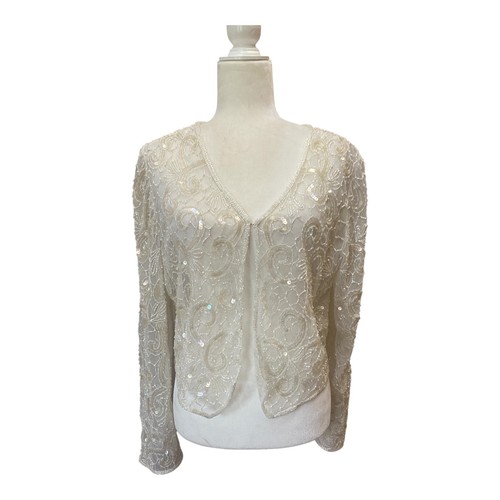 Vintage sheer white lace - vintage,