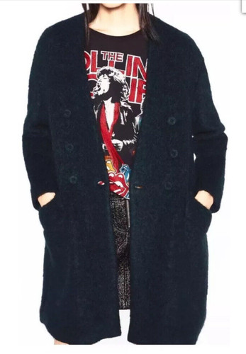 Zara dark green wool - dark, &