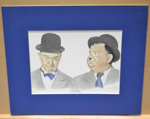 Laurel hardy watercolour art - hardy,