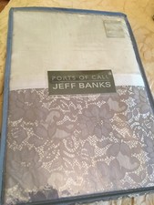 brand new jeff banks single duvet set cover ports of call grey lace jacquard