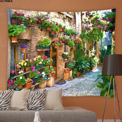 Street floral landscape - street,