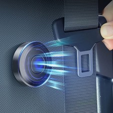 1Pc ABS Magnetic Suction Car Seat Belt Fixing Clips Belt Holder Adjustable Clip