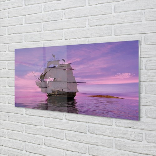 Tulup glass print 100x50 wall - print,