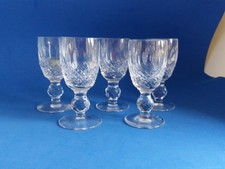 SET of 5 WATERFORD CRYSTAL 'COLLEEN' LIQUEUR GLASSES -- SHOT GLASSES