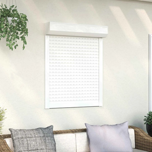 Walplus white roller shutter - white,