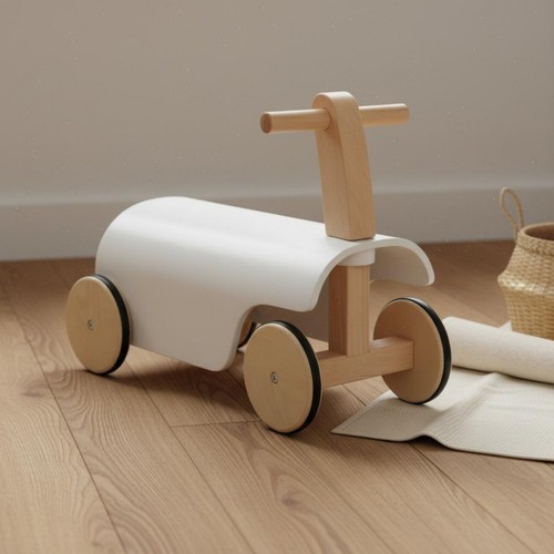 Wooden balance bike movement - bike,