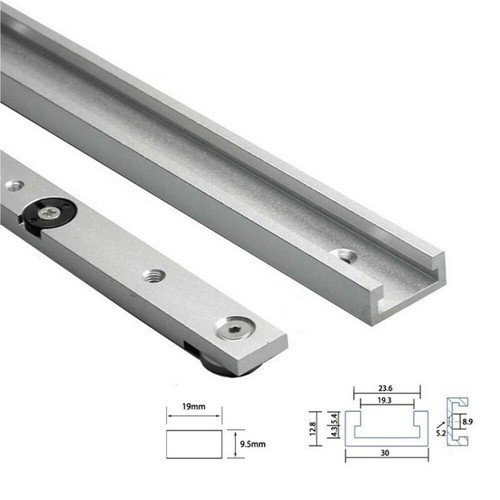 Aluminium 300 600mm track - aluminium, t-track