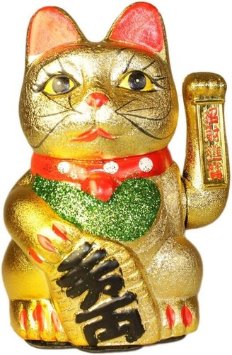 Lucky waving chinese - lucky, cats