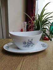 Seltmann Weiden Bavaria Monika gravy boat fixed stand c1960s porcelain 