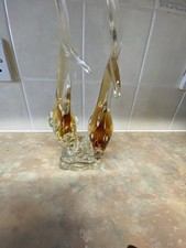 Pair of Murano Glass Fish