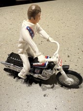 Ideal Evel Knievel Dare Devil Stunt Set  bike and figure 2006 poof slinky