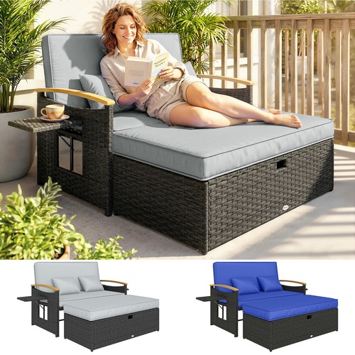 Double garden rattan - double,