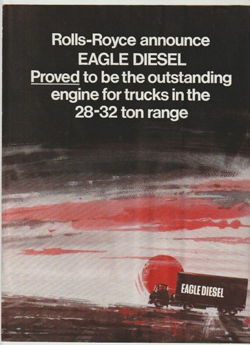 1960s rolls royce - eagle, diesel