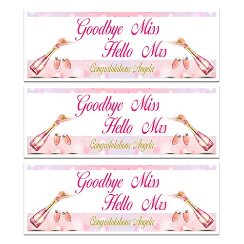 Hen banner party bride - bride, to