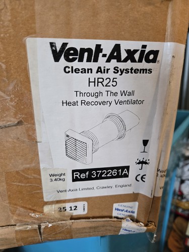 Vent axia hr25 - vent-axia,