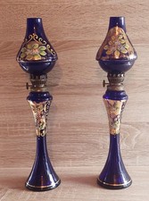 Pair Vintage Czech Bohemian