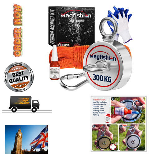 Magfishion magnet fishing kit - magnet,