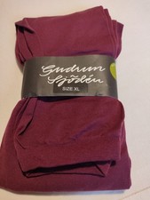 Gudrun Sjoden Plum Footless Leggings Size XL