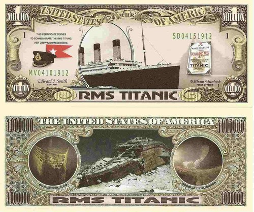 Rms titanic commemorative - rms, one