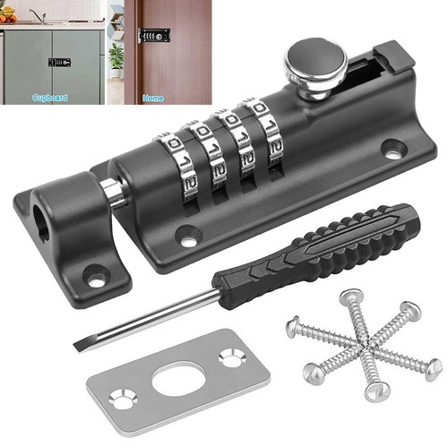 Combination locking bolt - locking, 4