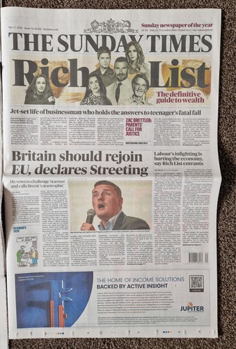 The sunday times newspaper - times,