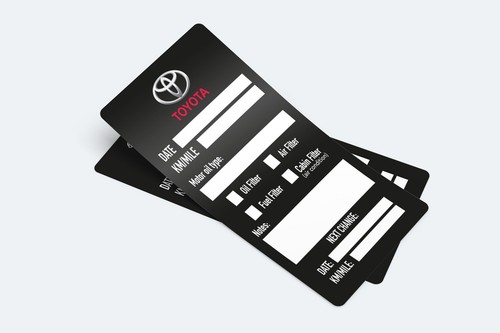 Toyota oil change - 60,