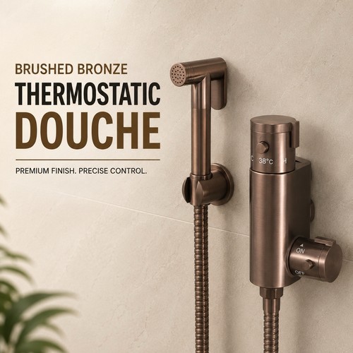 Brushed bronze thermostatic - brushed,