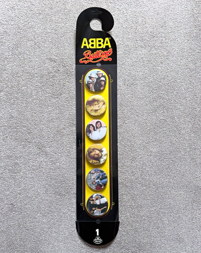 Abba original 1977 badges pins - abba,
