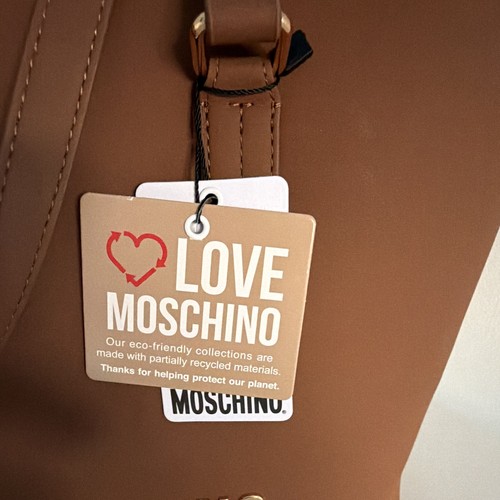 Love moschino brown faux - moschino,
