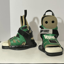 Hyperlite Wakeboard Bindings/ Boots option 2 Green | Size XS extra small