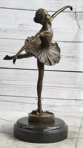 Ballerina bronze statue figure - statue,