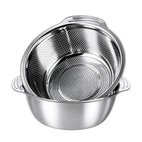Stainless steel colander - colander, &