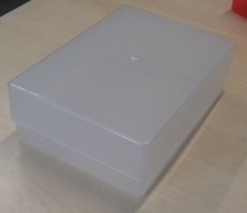 5 x PLASTIC A6 BOX AND LID FOR