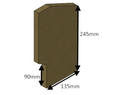 Pair side bricks - 1, to