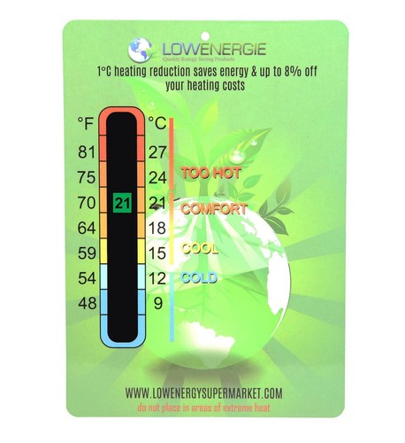Energy saving thermometer - energy,