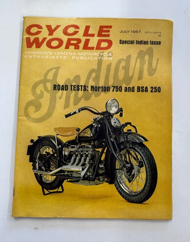 Vintage july 1967 cycle world - vintage,