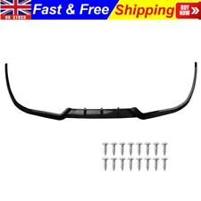 Lower Front Gloss Black ABS Splitter Bumper Lip For Seat Leon Cupra Universal MO