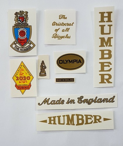Humber decals vintage bicycle - humber,