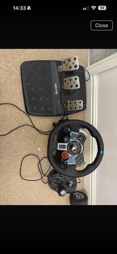 Logitech steering wheel with - logitech,