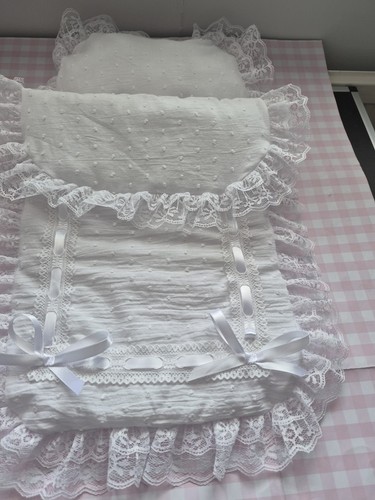 Hand made white - , raised