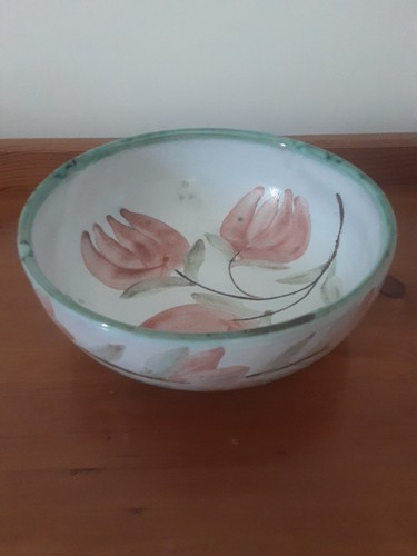 Country lane pottery bowl - country,