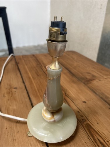 Vintage onyx marble - , brass