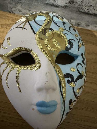 Venetian style mask - mask, gras