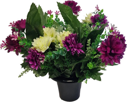 Cemetery grave vase pot with - cemetery,