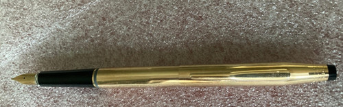 Cross fountain pen gold plated - pen,