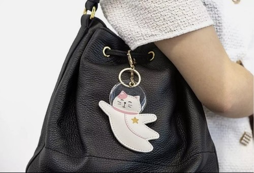 Leather cartoon keychain for - leather,