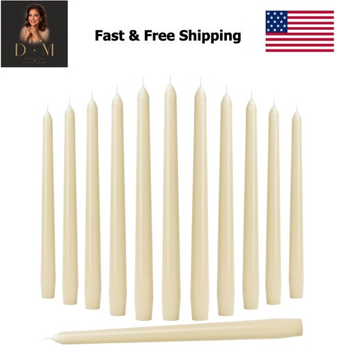 Inch ivory taper candles - taper,